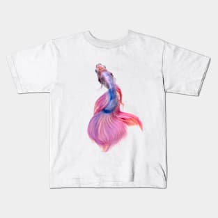 Beautiful Fighting Fish Kids T-Shirt